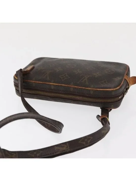 Authentic LOUIS VUITTON Monogram Marly Bandouliere Shoulder Bag M51828 LV - Picture 13 of 16